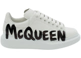 (G5) Alexander Mcqueen Blanco Negro GRAFFITI - Calzado de mujer y hombre