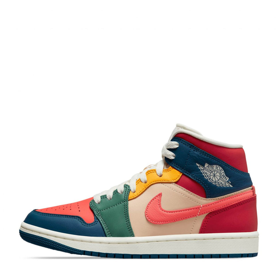 Tenis Air Jordan 1 Mid Se Multicolor