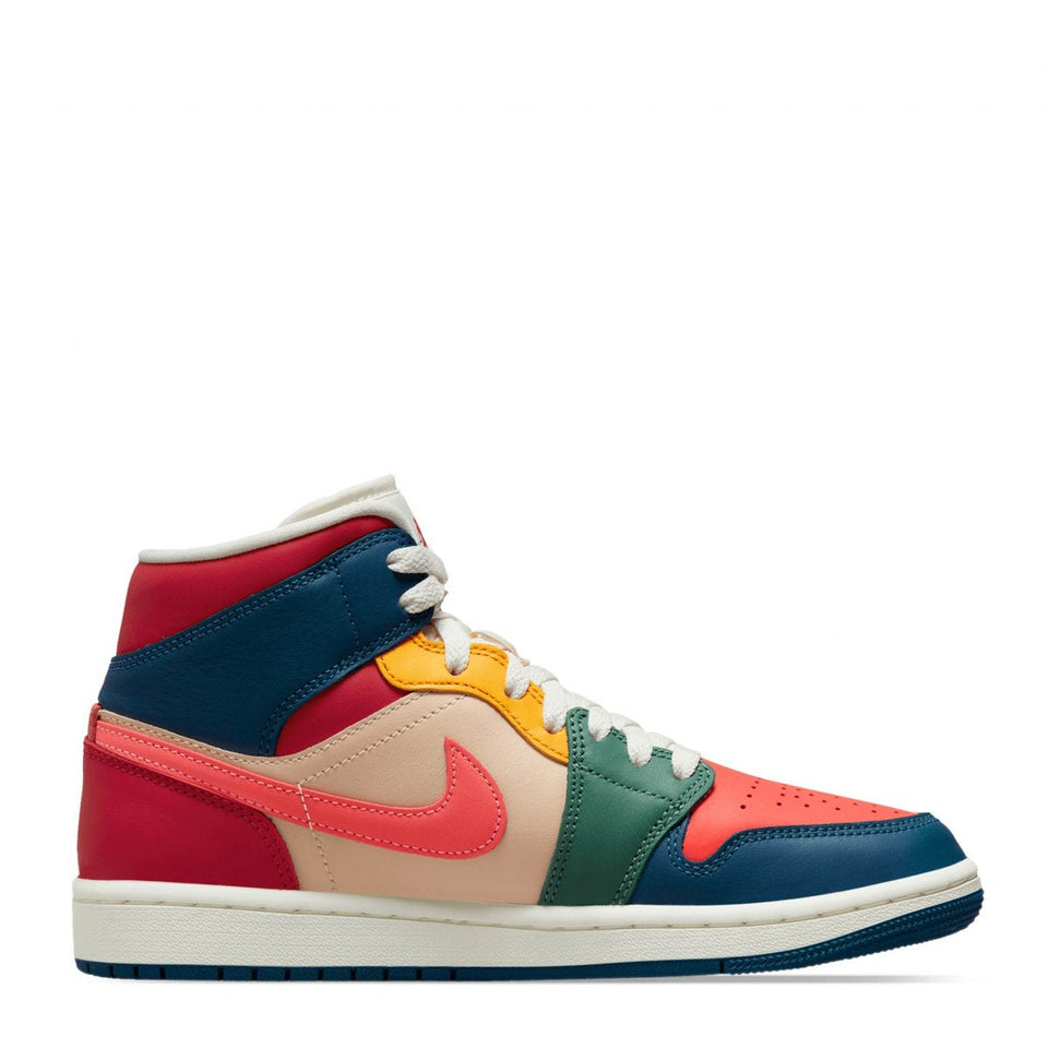 Tenis Air Jordan 1 Mid Se Multicolor