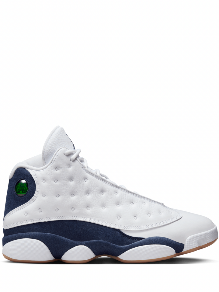 Air Jordan 13 White and Midnight Navy blanco azul marino