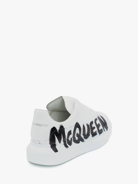 (G5) Alexander Mcqueen Blanco Negro GRAFFITI - Calzado de mujer y hombre