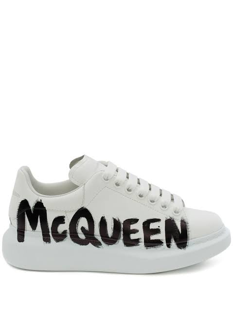 (G5) Alexander Mcqueen Blanco Negro GRAFFITI - Calzado de mujer y hombre