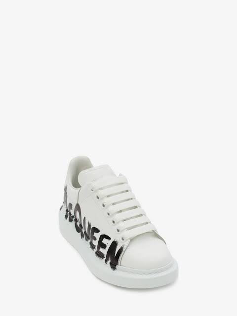 (G5) Alexander Mcqueen Blanco Negro GRAFFITI - Calzado de mujer y hombre