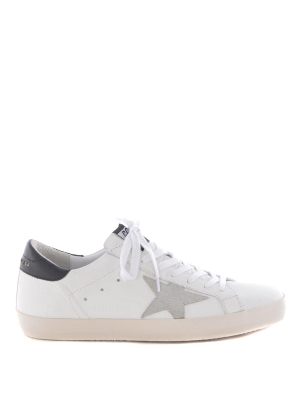 Tenis Casual Golden Goose Superstar Blanco Gris Talon negro