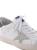 Tenis Casual Golden Goose Superstar Blanco Gris Talon negro