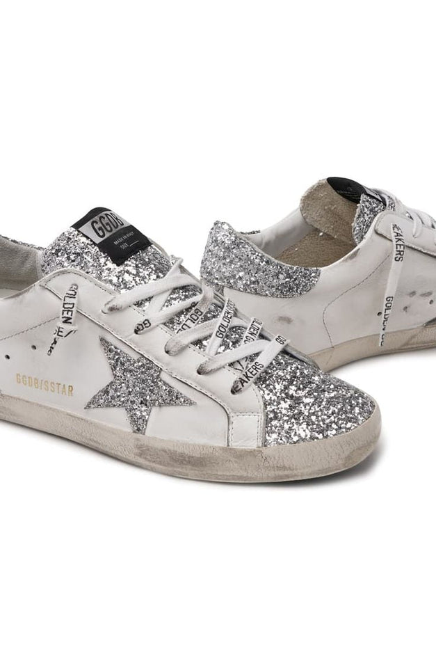 GOLDEN GOOSE Super-star White Gray