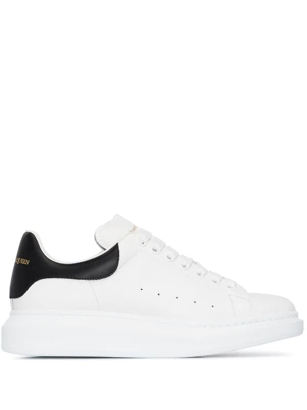 (G5) Alexander McQueen tenis bajos Oversize Talon Piel Negro - Calzado de mujer y hombre