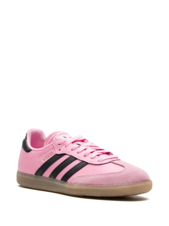Adidas Samba Messi rosa adidas tenis Samba Lionel Messi - Light Pink/Core Black/Gum