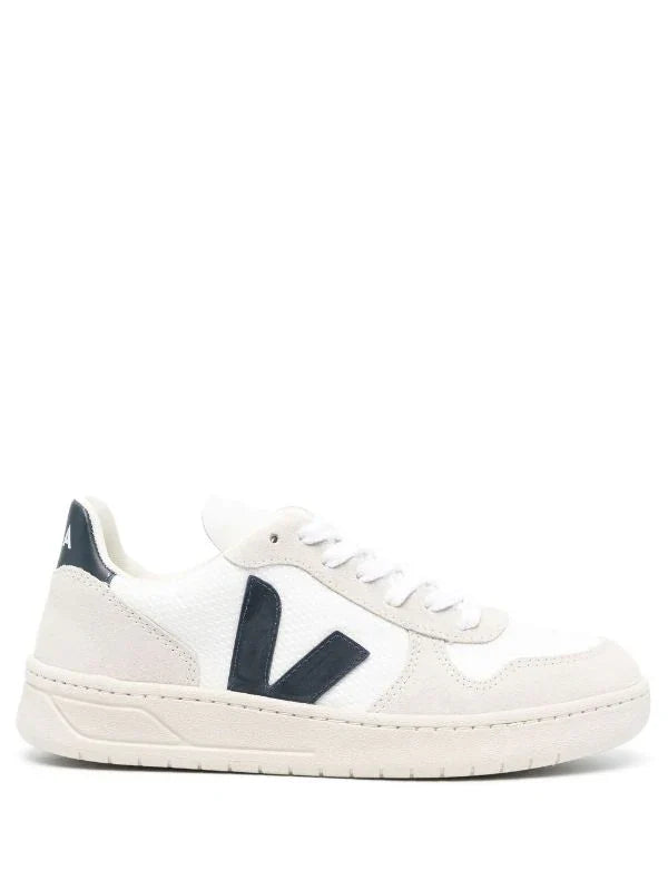 Veja v-10 tenis bajos black and white gamuza - Calzado de mujer y hombre