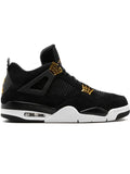 (G5) Jordan tenis Air Jordan 4 Retro Royalty negro suela blanca - Calzado de mujer y hombre