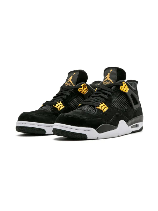 (G5) Jordan tenis Air Jordan 4 Retro Royalty negro suela blanca - Calzado de mujer y hombre