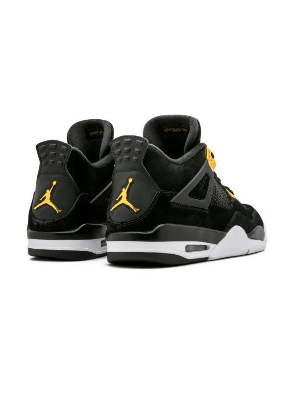 (G5) Jordan tenis Air Jordan 4 Retro Royalty negro suela blanca - Calzado de mujer y hombre