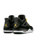 (G5) Jordan tenis Air Jordan 4 Retro Royalty negro suela blanca - Calzado de mujer y hombre