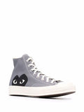 N373O Converse tenis altos de Comme Des Garçons Play x Converse Gris - Calzado de mujer y hombre