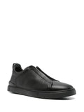 ZEGNA Tenis Triple Stitch Hombre Negro Piel - Calzado de mujer y hombre