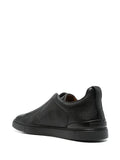 ZEGNA Tenis Triple Stitch Hombre Negro Piel - Calzado de mujer y hombre