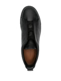ZEGNA Tenis Triple Stitch Hombre Negro Piel - Calzado de mujer y hombre