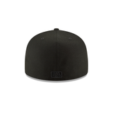 Gorra SnapBack New Era Atlanta Braves Black On Black 59FIFTY Cerrada