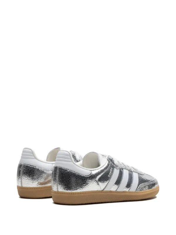adidas tenis Samba OG "Silver Metallic Cracked Leather