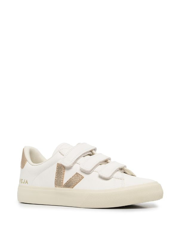 VEJA Recife low-top sneakers blanco oro rosado