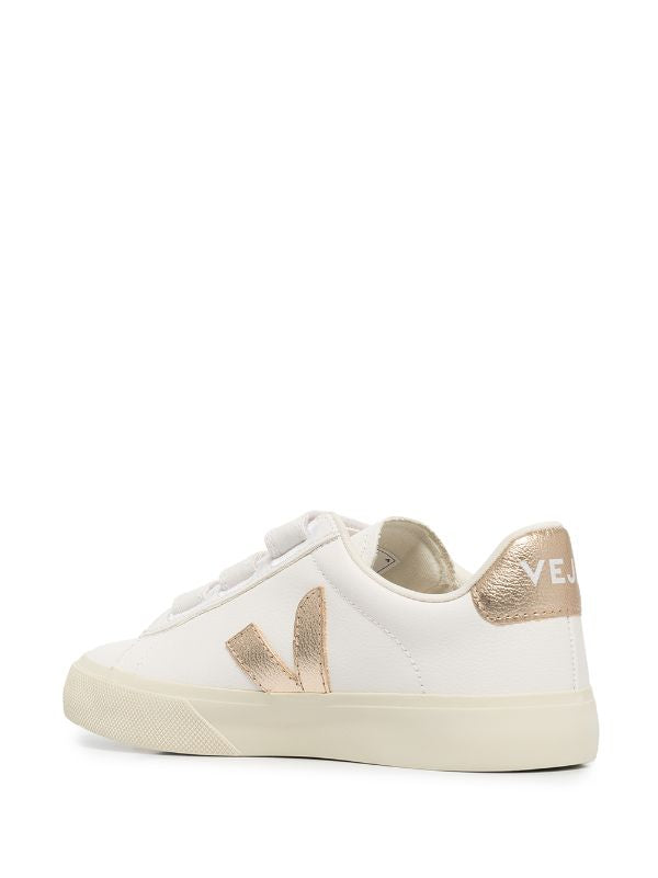 VEJA Recife low-top sneakers blanco oro rosado