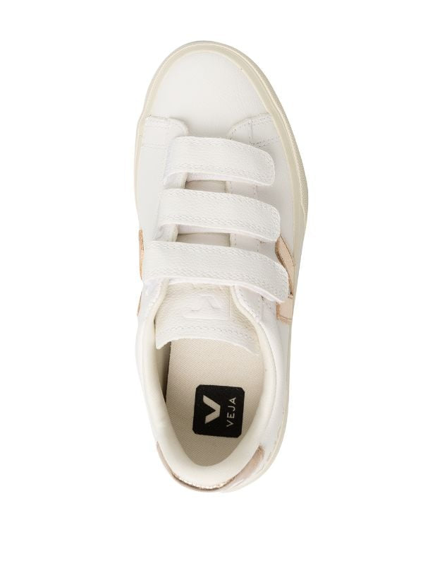 VEJA Recife low-top sneakers blanco oro rosado