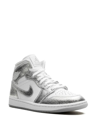 Jordan tenis Air Jordan 1 Mid SE Metallic Silver - Calzado de mujer y hombre