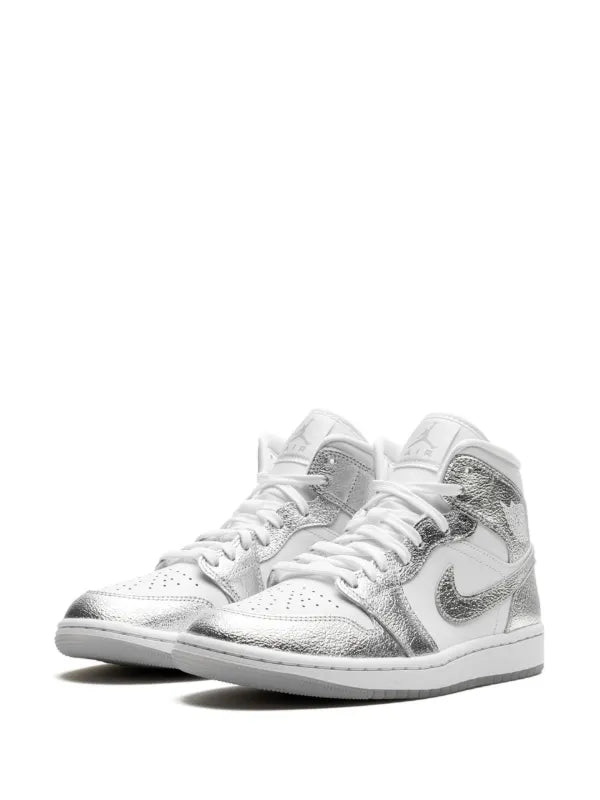 Jordan tenis Air Jordan 1 Mid SE Metallic Silver - Calzado de mujer y hombre