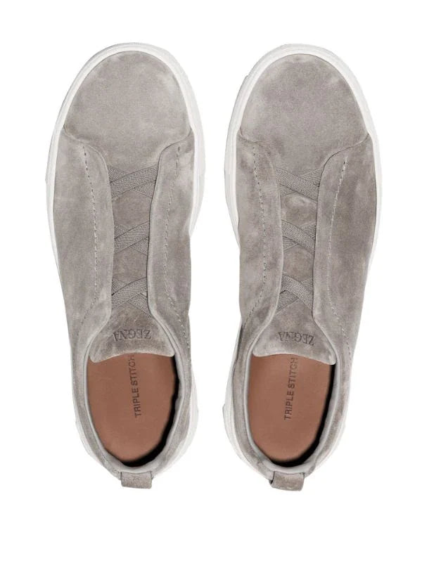 Zegna tenis Triple Stitch Gris - Calzado de mujer y hombre