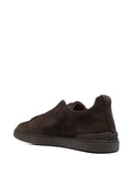 Zegna triple stitch gamuza negro