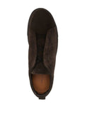 Zegna triple stitch gamuza negro