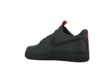 N372O NIKE AIR FORCE 1 07 ANTHRACITE BLACK UNIVERSITY RED BLACK CARBON - Calzado de mujer y hombre