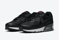 N370 NIKE AIR MAX 90 NIKE NEGRO ROJO - Calzado de mujer y hombre