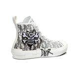 (G5) Dior And Shawn B23 High Top Bee Embroidery - Calzado de mujer y hombre