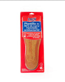 Plantilla de cuero antibacterial