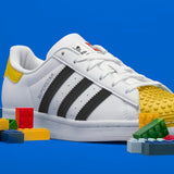 N370O Adidas Super Star Concha blanco amarillo lego - Calzado de mujer y hombre