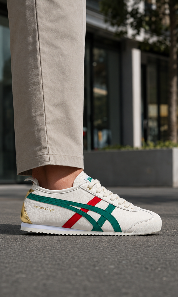 Onitsuka Tiger México 66 Abedul Kale Rojo Dorado - Calzado de mujer y hombre