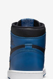 N370O Jordan 1 retro marina blue tenis de moda sneakers en piel - Calzado de mujer y hombre