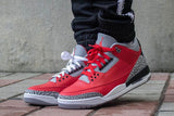 N372O jordan 3 red cement rojo katrina - Calzado de mujer y hombre
