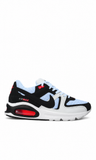 Nike Air Max Command blancos y negros con detalles en rojo. - Calzado de mujer y hombre
