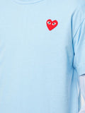 COMME DES GARÇONS PLAYS Camiseta Heart de algodón con logo