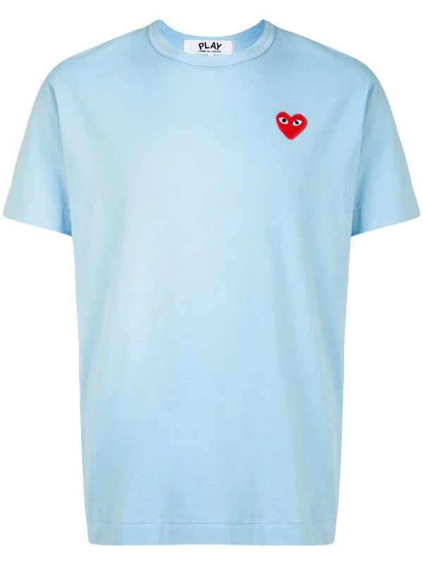COMME DES GARÇONS PLAYS Camiseta Heart de algodón con logo