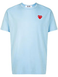 COMME DES GARÇONS PLAYS Camiseta Heart de algodón con logo