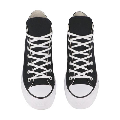 N373O CONVERSE 560845C LONA NEGRO DOBLE PLATAFORMA Chuck Taylor en Plataforma de Lona - Calzado de mujer y hombre