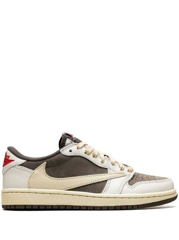 (G5) N370O Air Jordan 1 Low OG x Travis Scott Reverse Mocha - Calzado de mujer y hombre