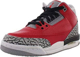 N370O jordan retro 3 Rojo Pasión Cement Grey Negro - Calzado de mujer y hombre