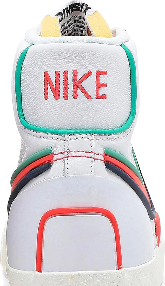 N372O Nike Blazer mid blanco rojo - Calzado de mujer y hombre