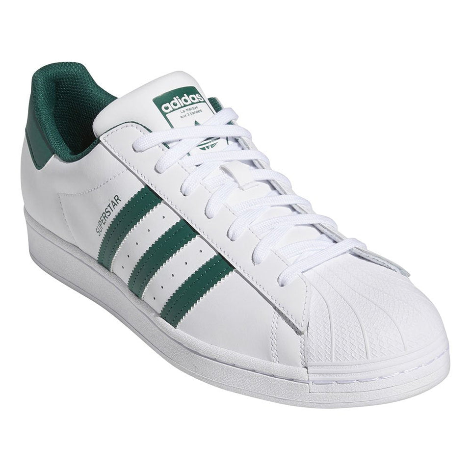 N370O Adidas concha Super Star originals blanco verde - Calzado de mujer y hombre