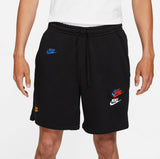 N370O Short Nike negro bordado múltilogos - Calzado de mujer y hombre