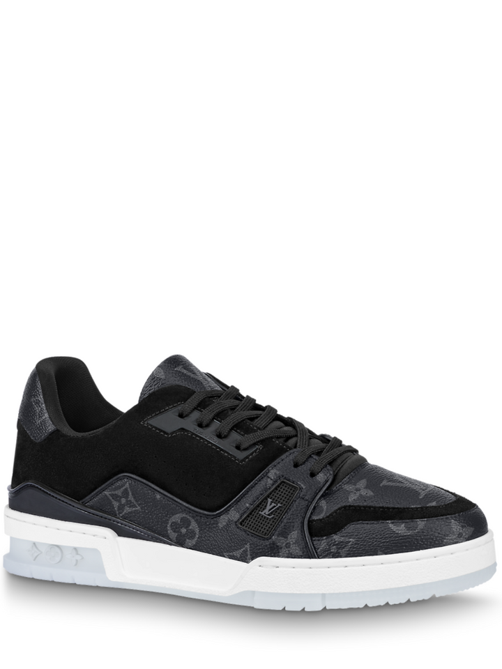 LOUIS VUITTON LV MONOGRAM TOTAL BLACK SNEAKER TRAINER